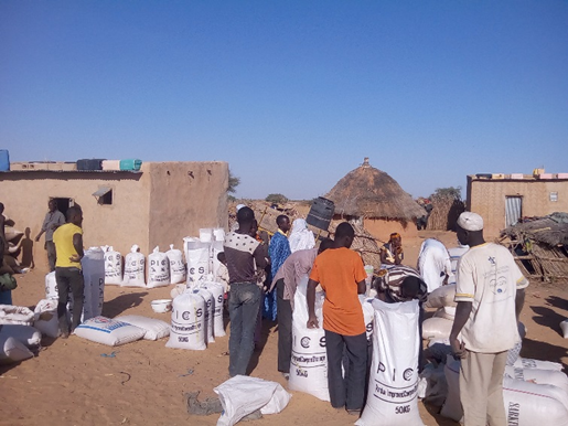 Enregistrement de stock au niveau du magasin de Almou Sosay