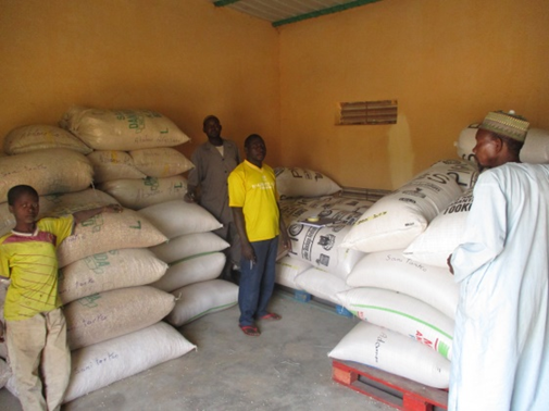 Enregistrement de stock au niveau du magasin de Almou Sosay